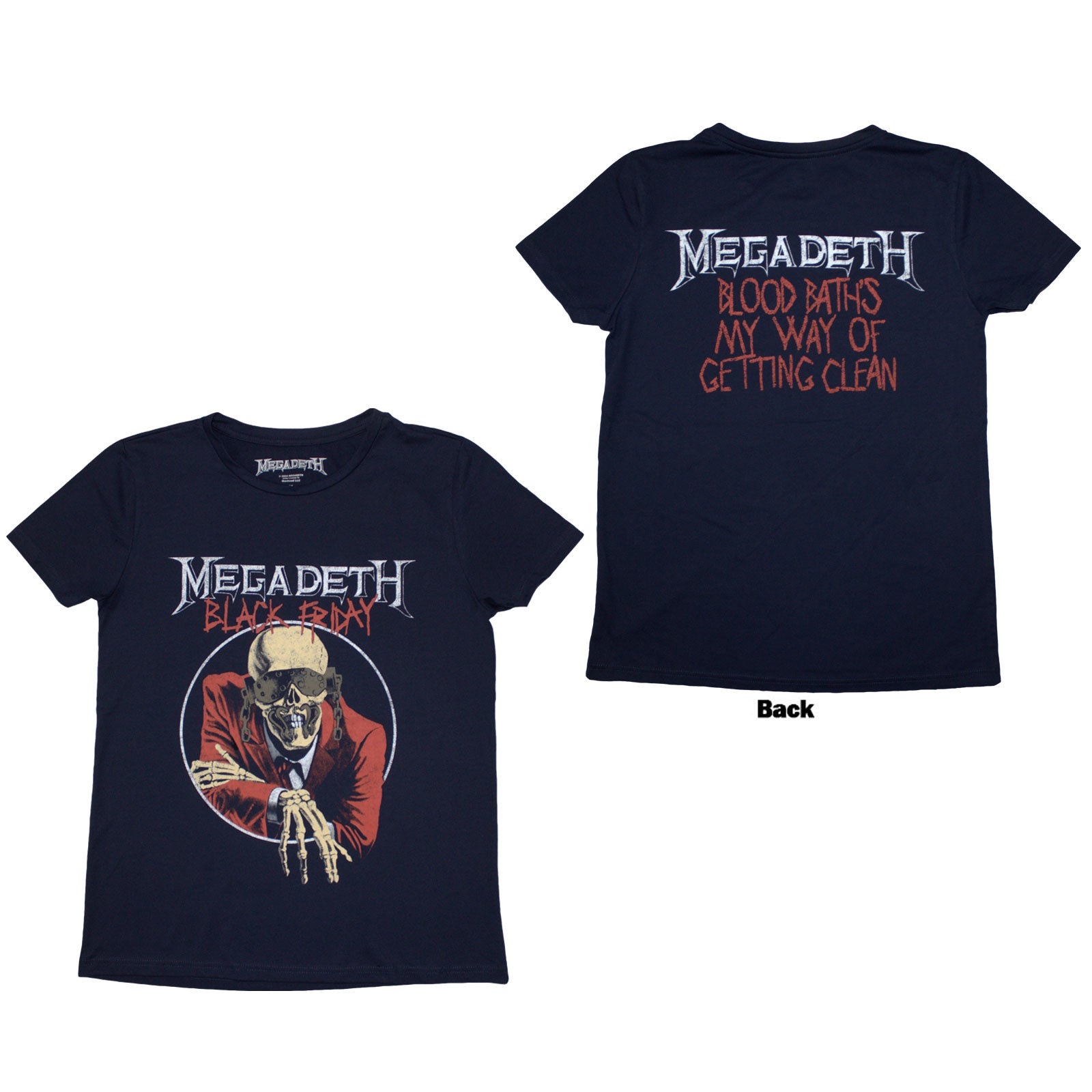Megadeth Black Friday [T-Shirt] Blue