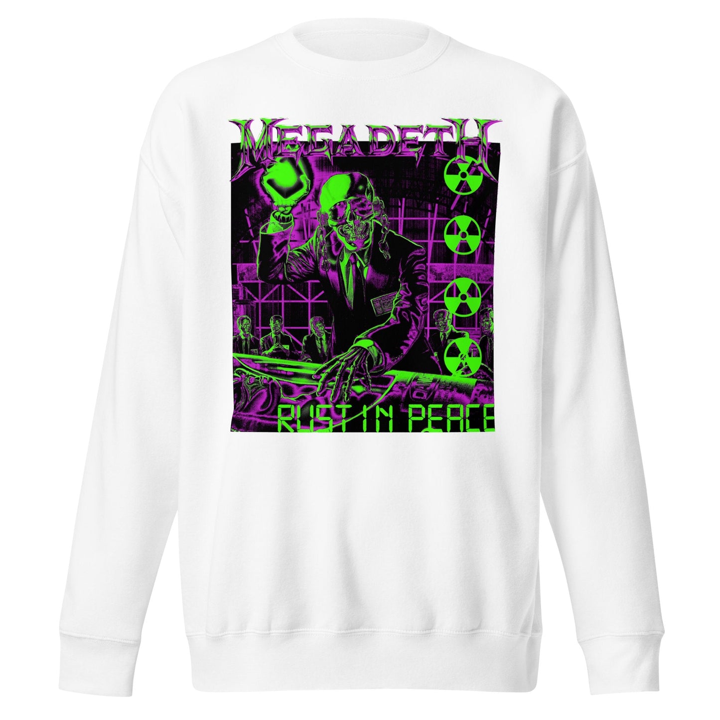 Megadeth - Neon Rust in Peace Jumbo Print Sweatshirt