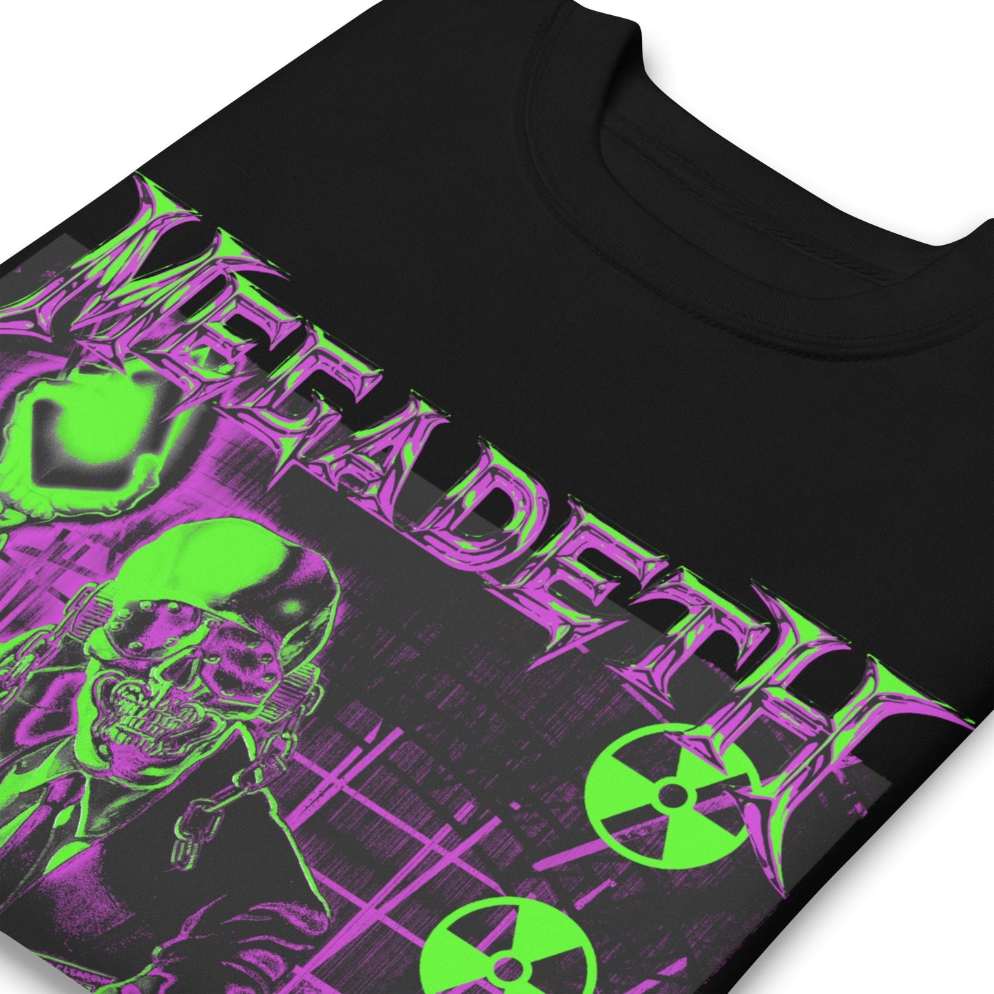 Megadeth - Neon Rust Jumbo Print Sweatshirt