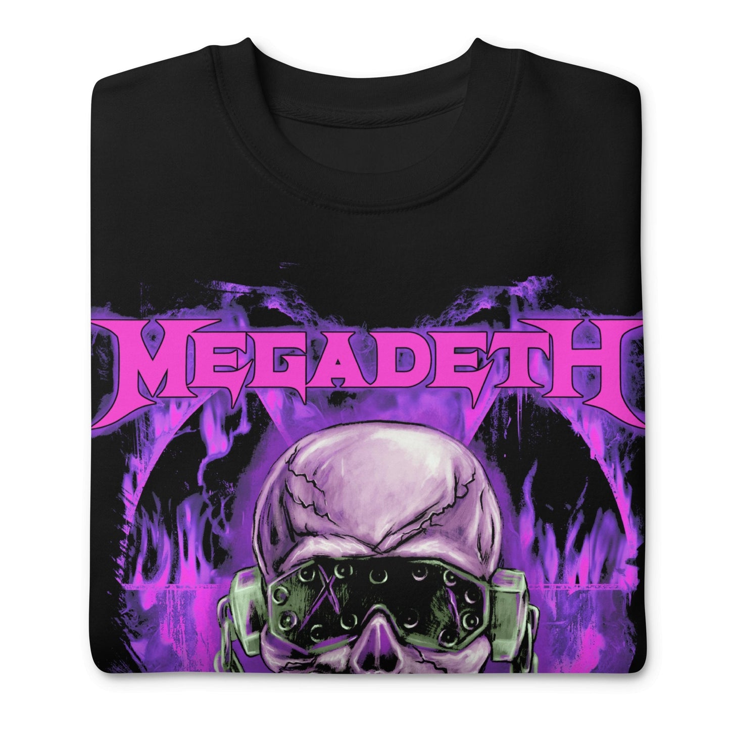 Megadeth - Purple Nuclear Jumbo Print Sweatshirt