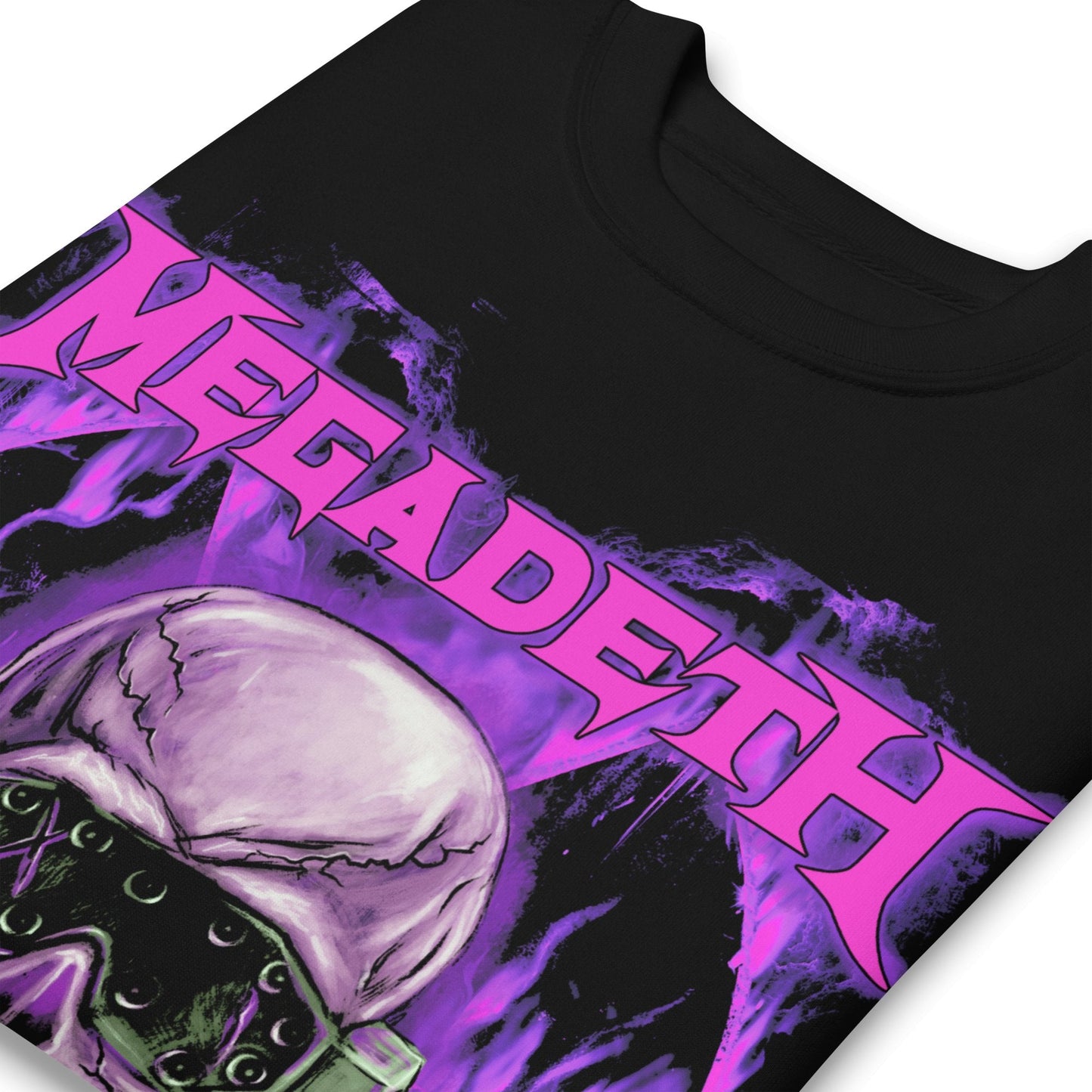 Megadeth - Purple Nuclear Jumbo Print Sweatshirt