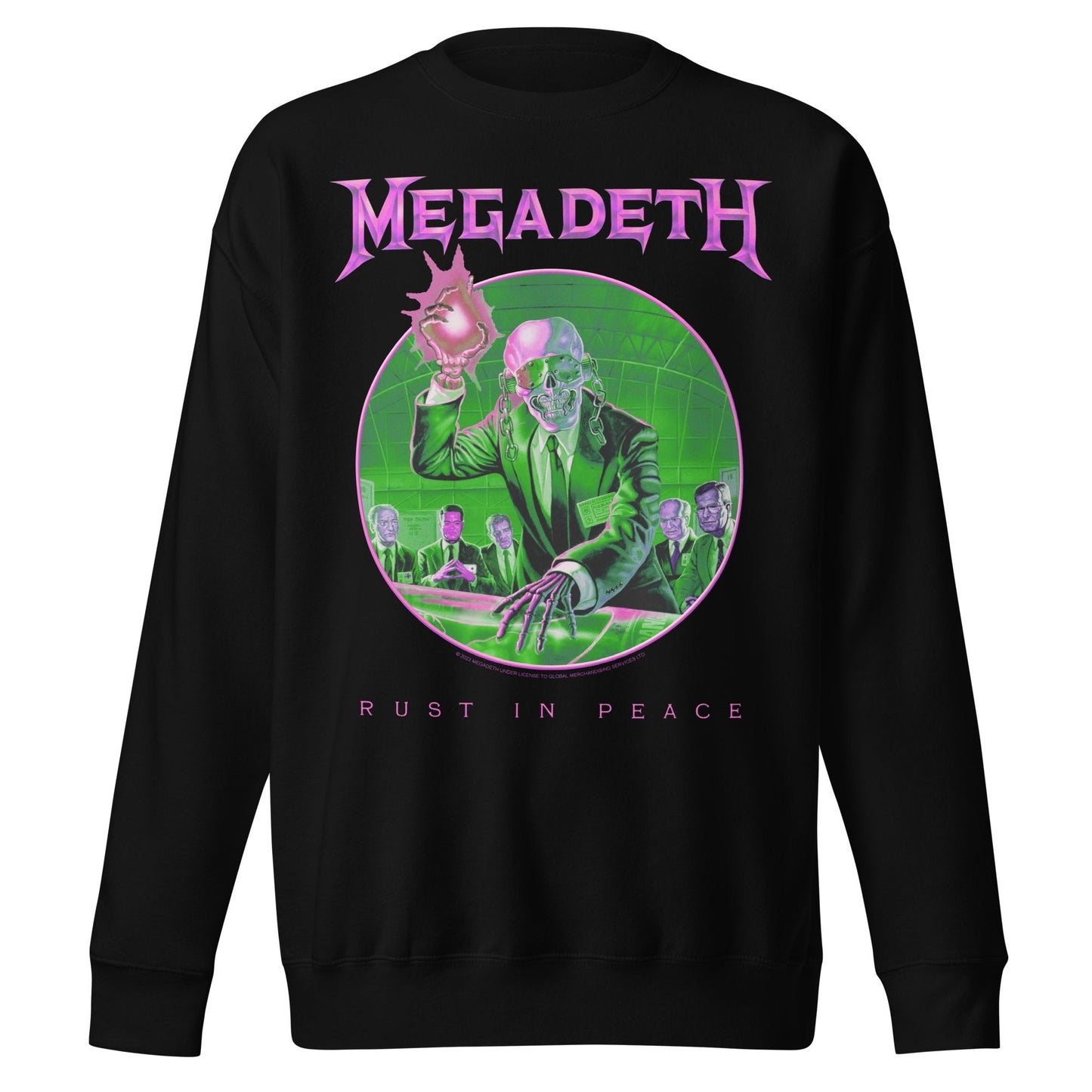 Megadeth - Purple Rust Jumbo Print Sweatshirt