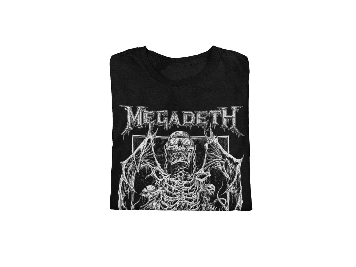 Megadeth - Skeleton Wings Jumbo Print T-shirt