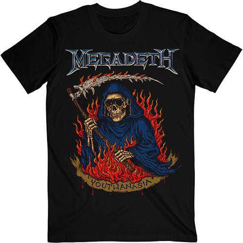 Megadeth Youthanasia Flames [] Black