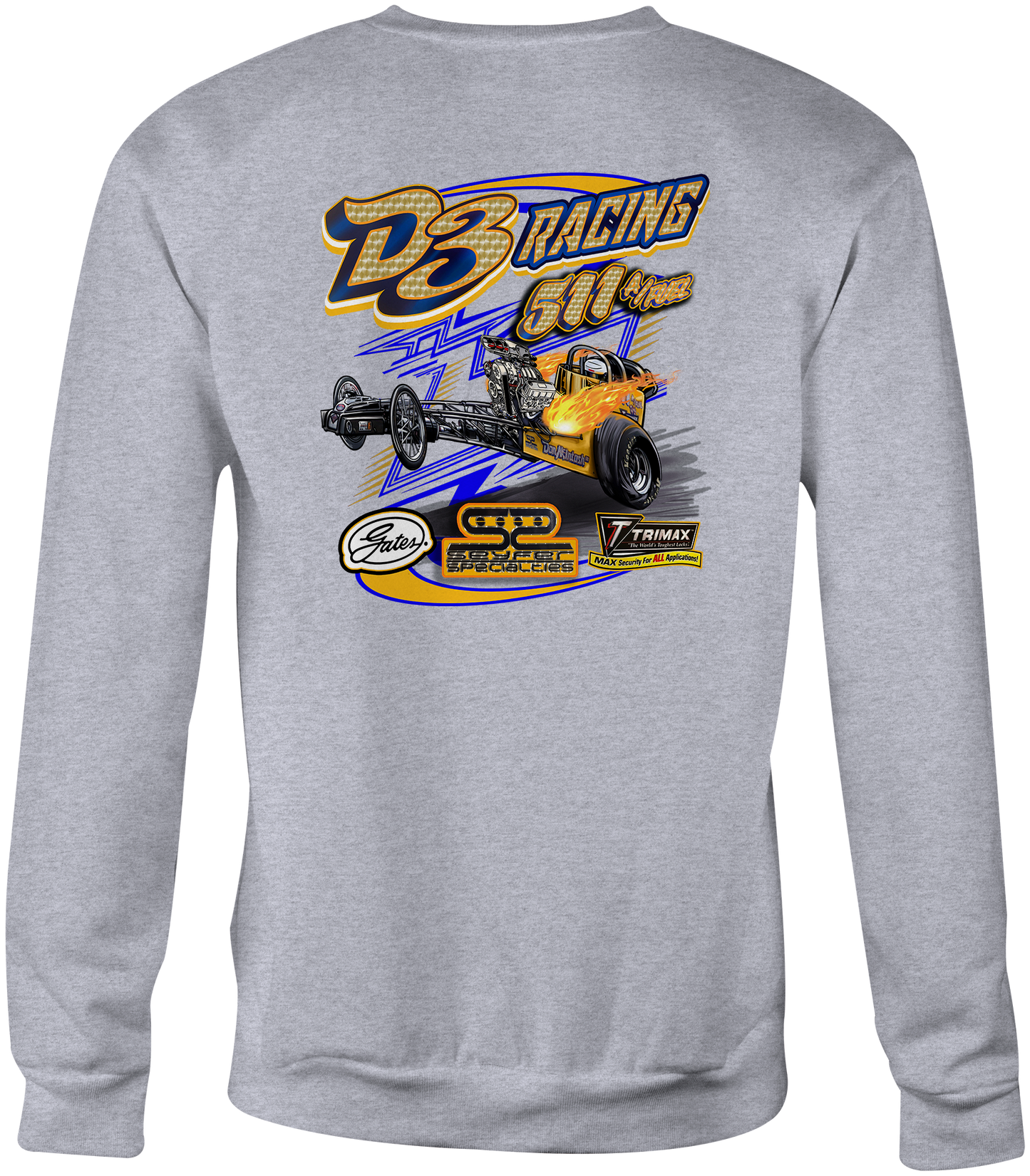 D3 Racing Crewneck Sweatshirts