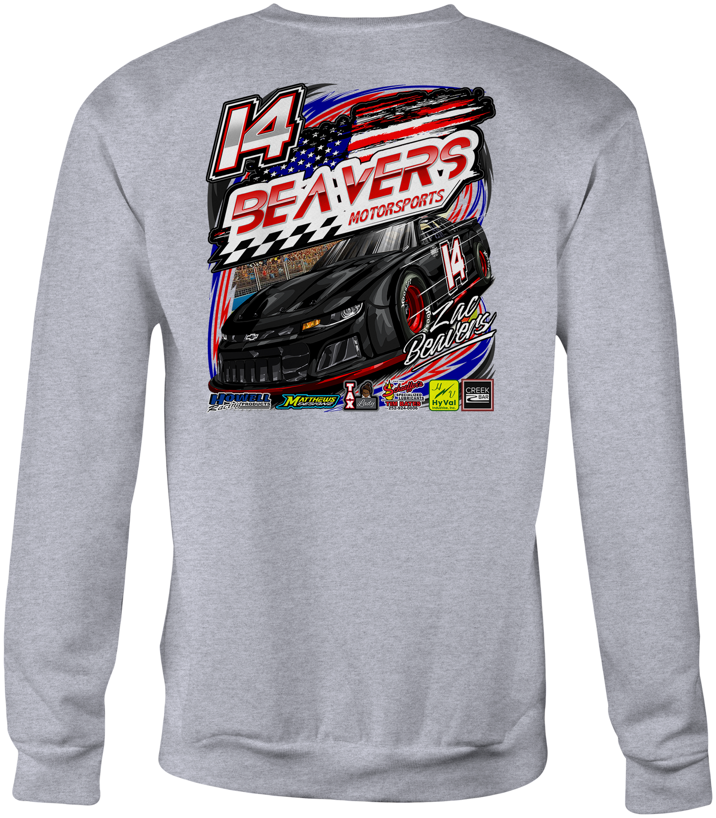Zac Beavers Crewneck Sweatshirts