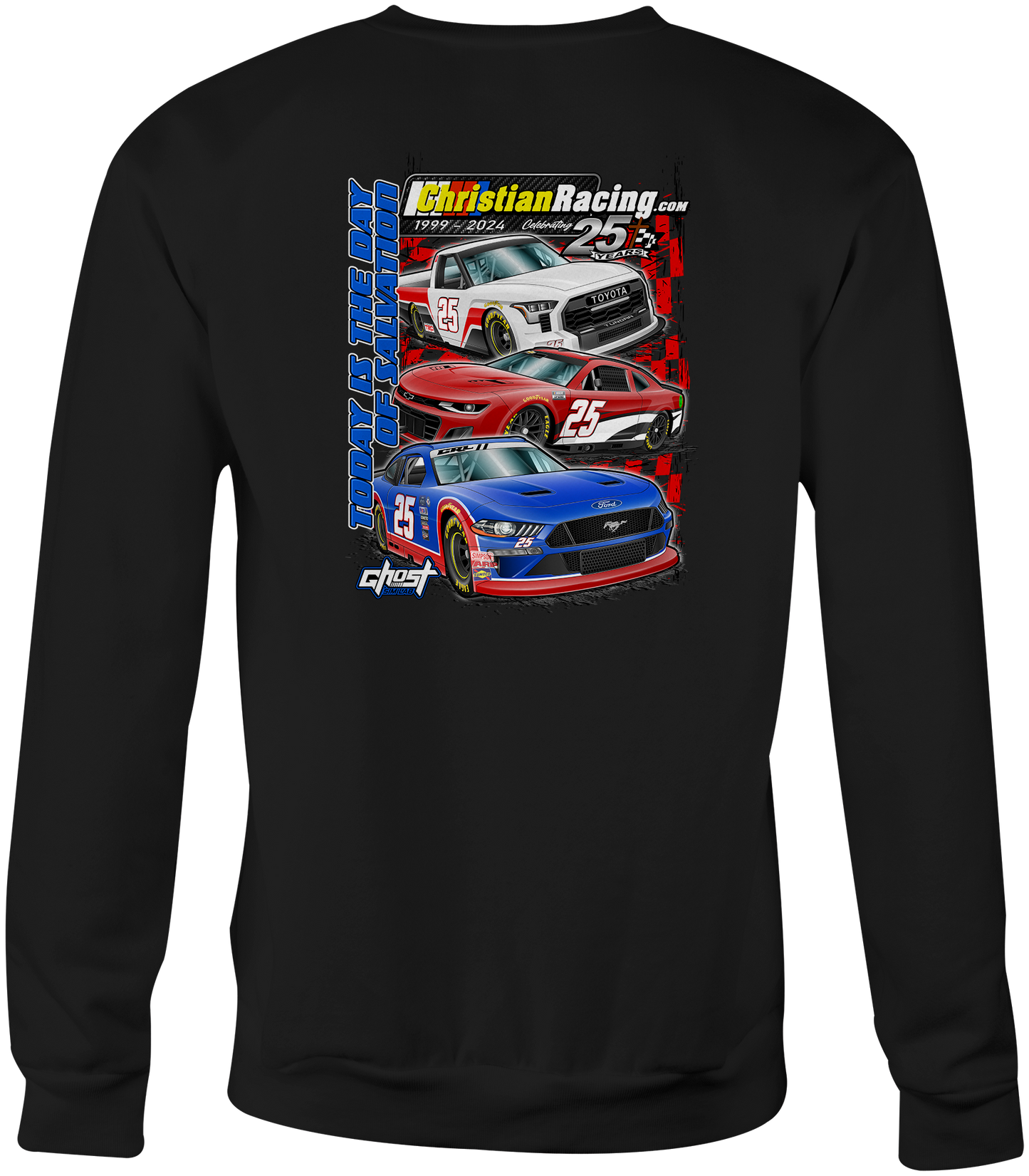 Christian Racing Crewneck Sweatshirts