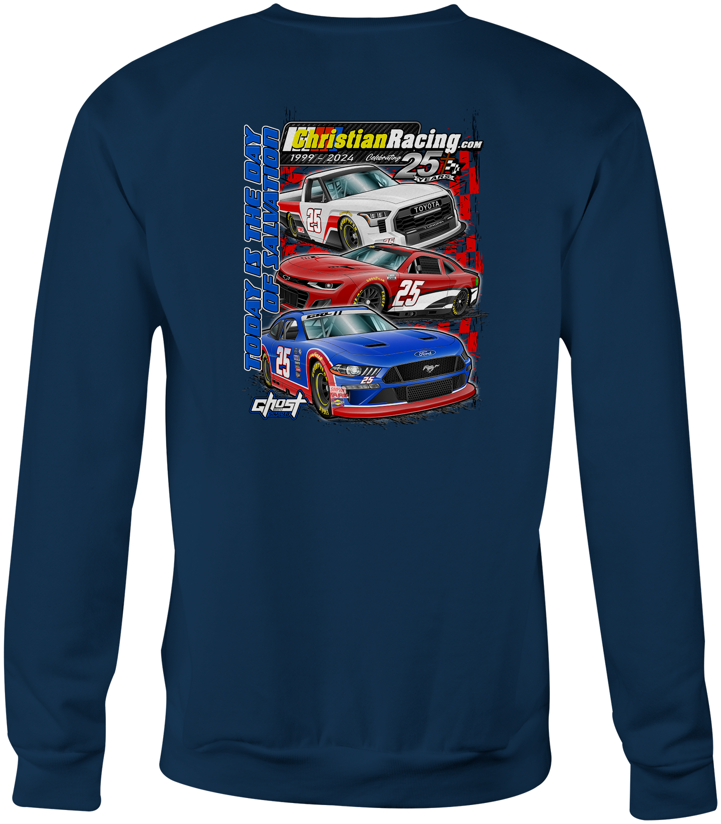 Christian Racing Crewneck Sweatshirts
