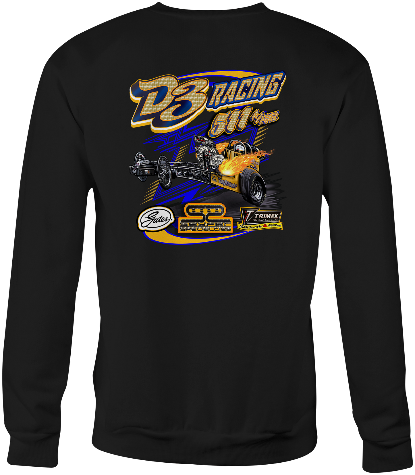 D3 Racing Crewneck Sweatshirts
