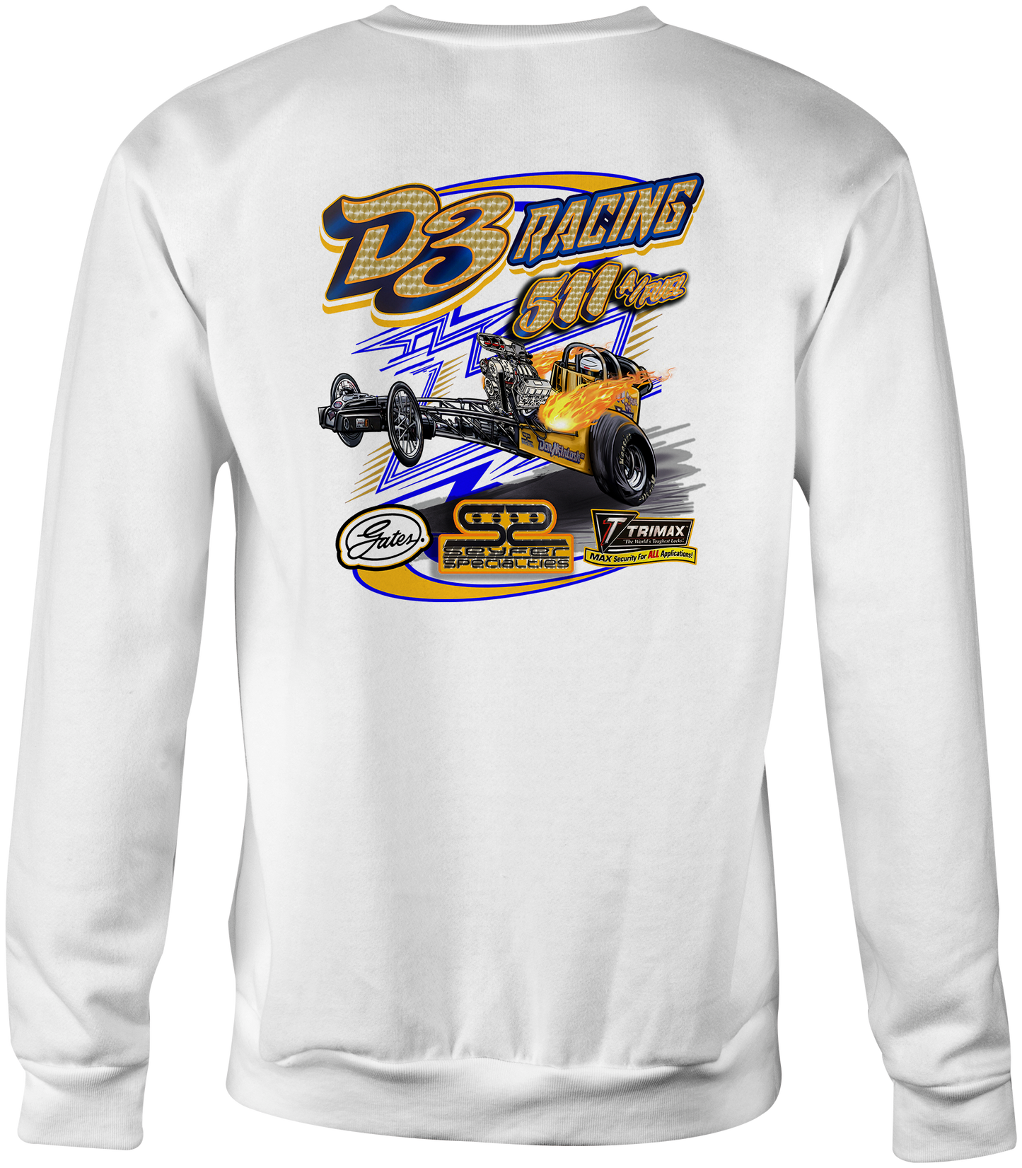 D3 Racing Crewneck Sweatshirts