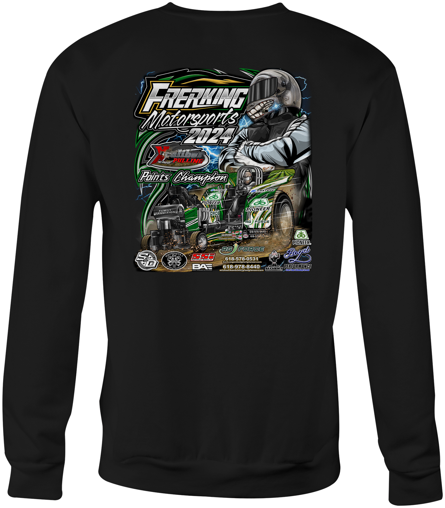 Dylan Frerking 2024 Championship Crewneck Sweatshirts