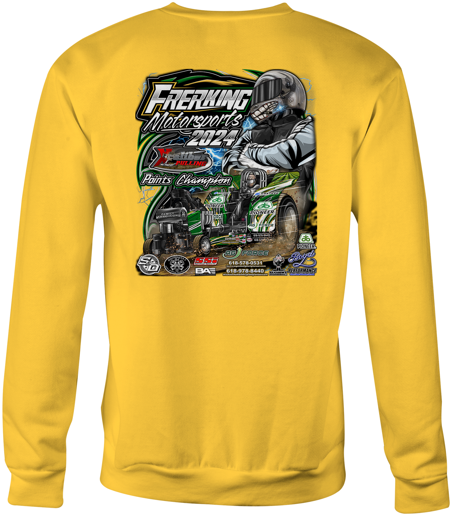 Dylan Frerking 2024 Championship Crewneck Sweatshirts