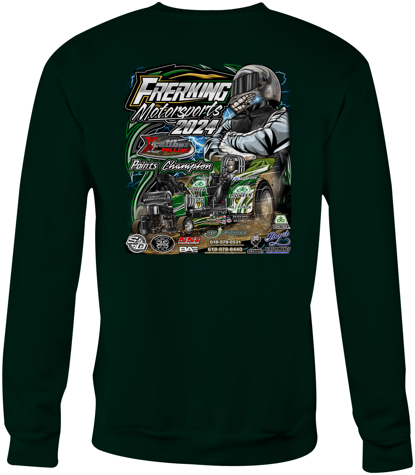 Dylan Frerking 2024 Championship Crewneck Sweatshirts