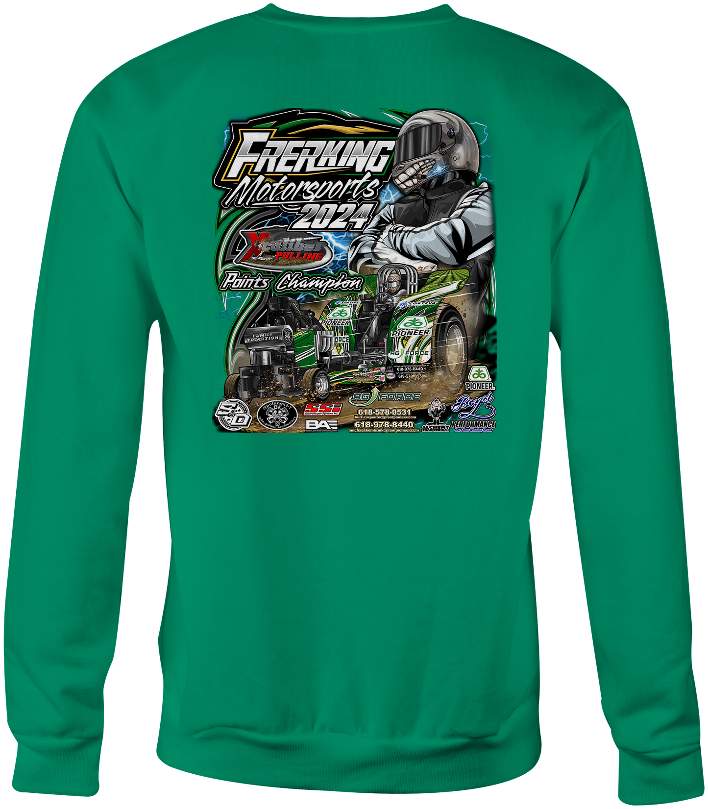 Dylan Frerking 2024 Championship Crewneck Sweatshirts
