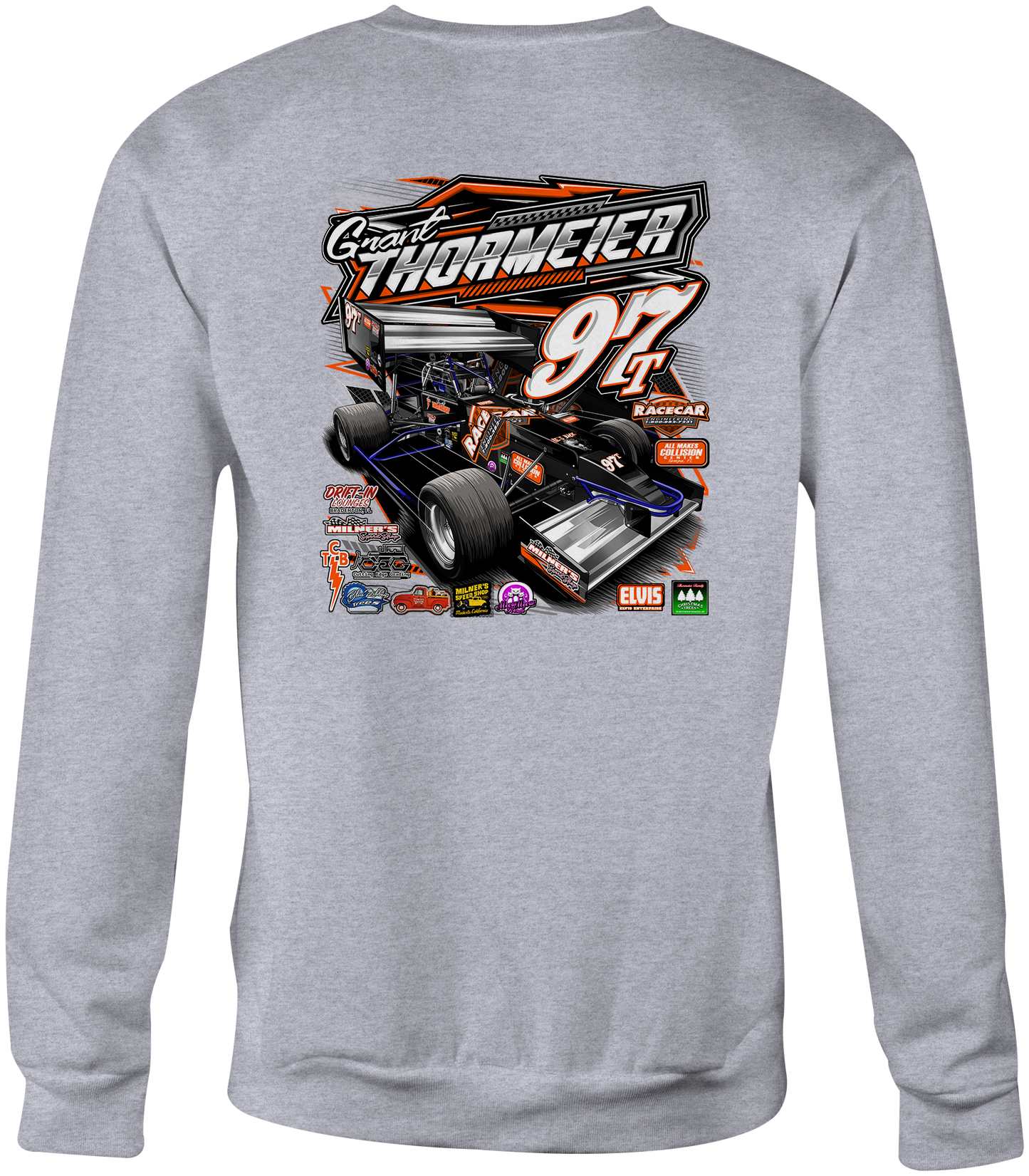 Grant Thormeier Super Modified Crewneck Sweatshirts