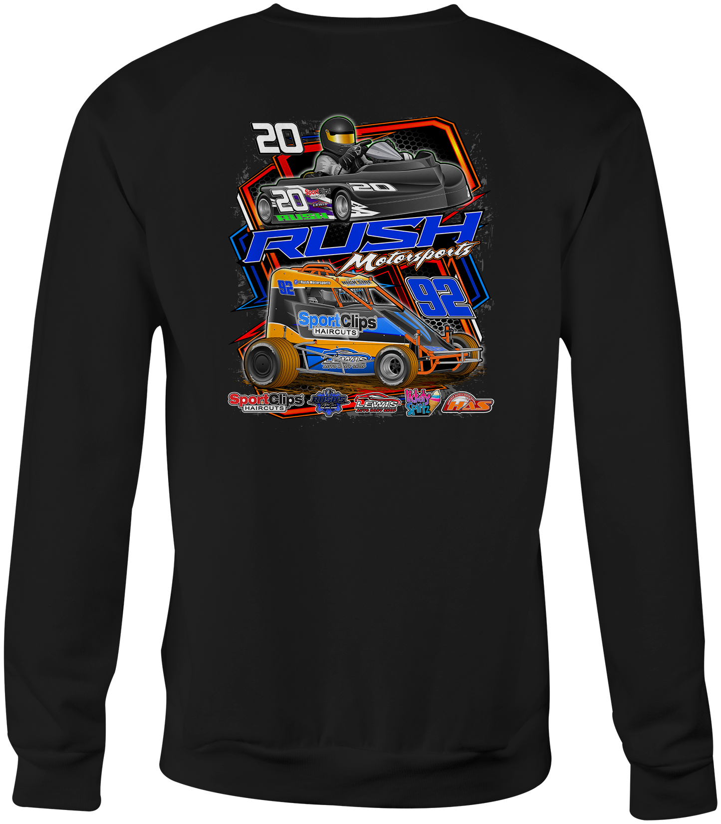 Jason Rush Crewneck Sweatshirts