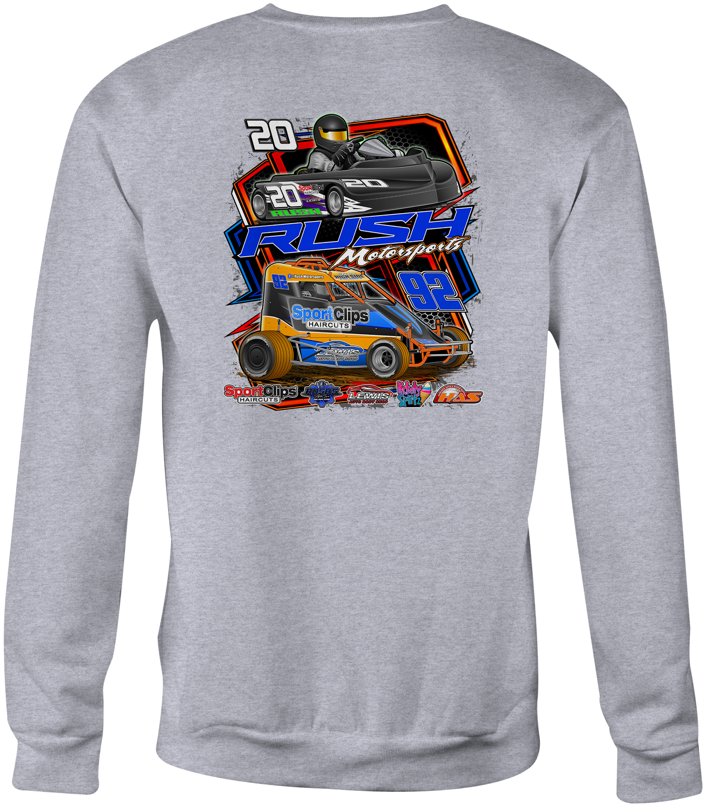 Jason Rush Crewneck Sweatshirts