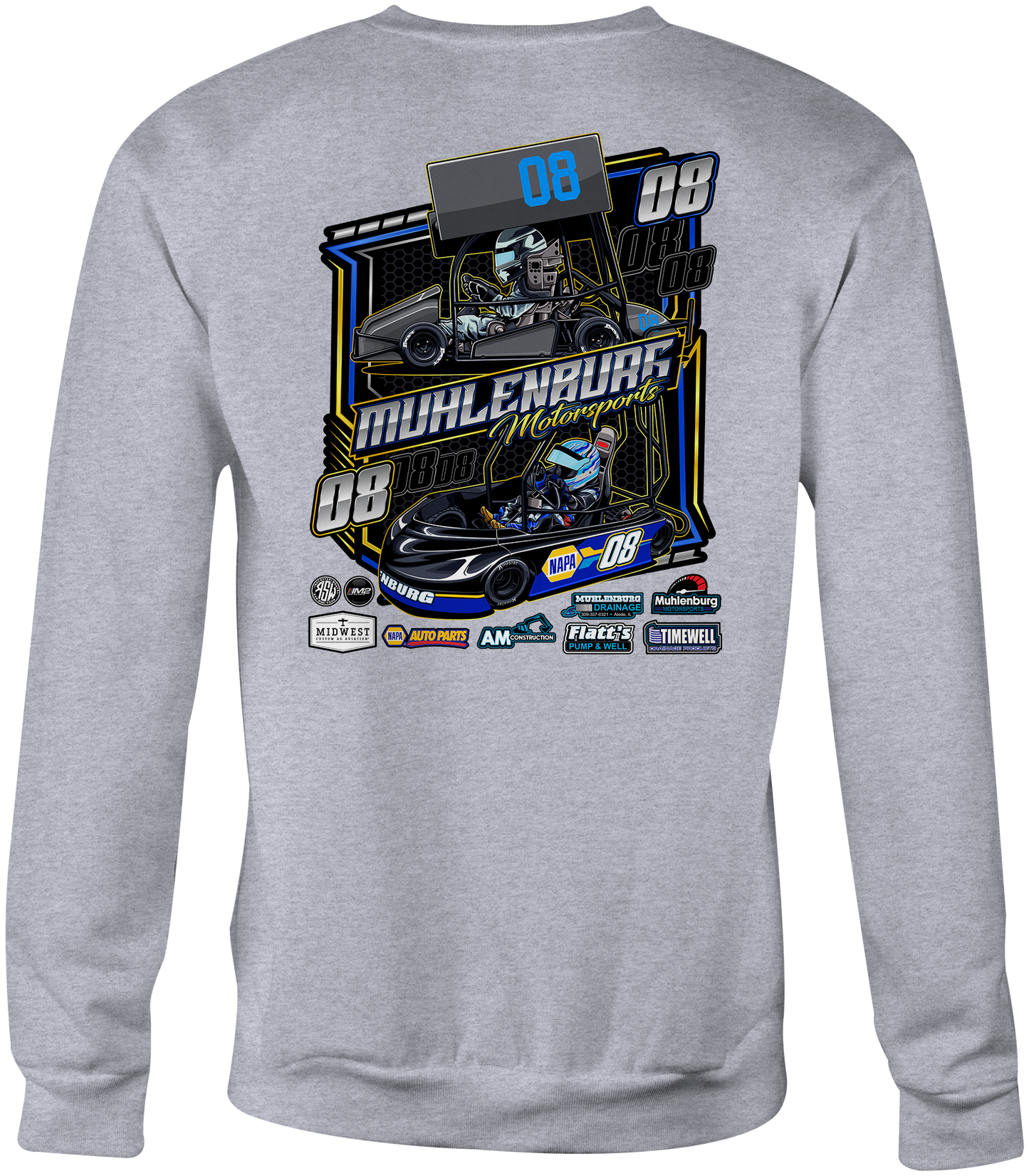 Muhlenburg Motorsports Crewneck Sweatshirts