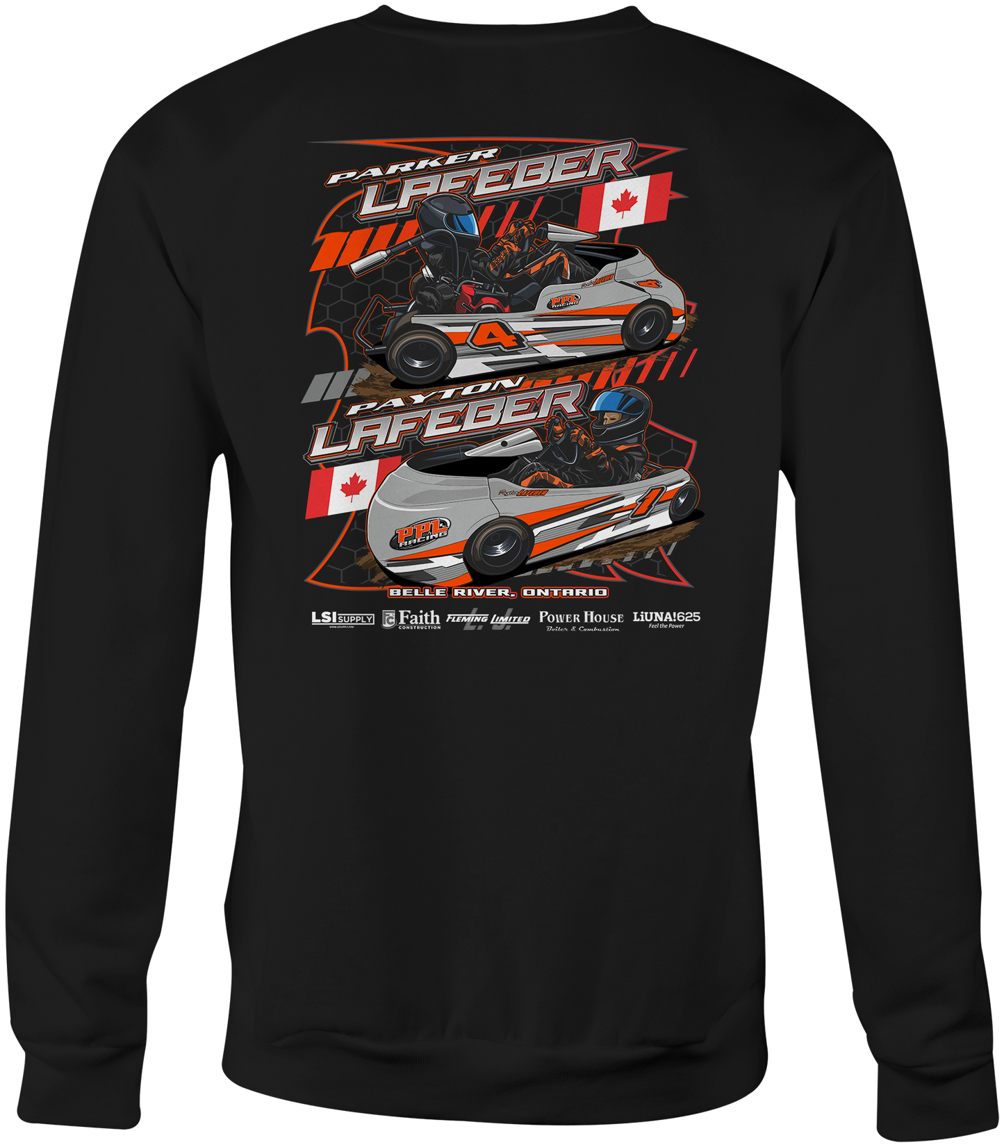 PPL Racing Crewneck Sweatshirts