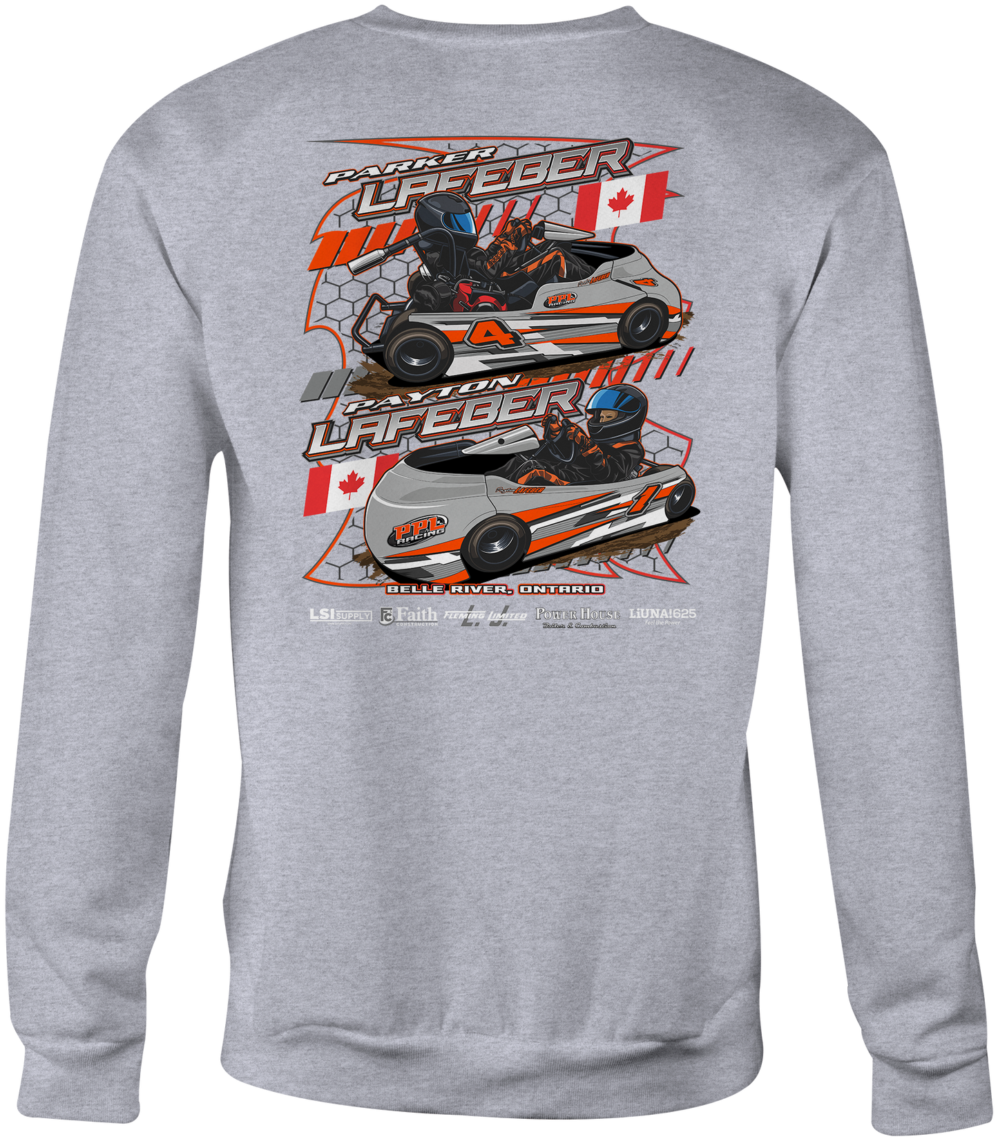 PPL Racing Crewneck Sweatshirts