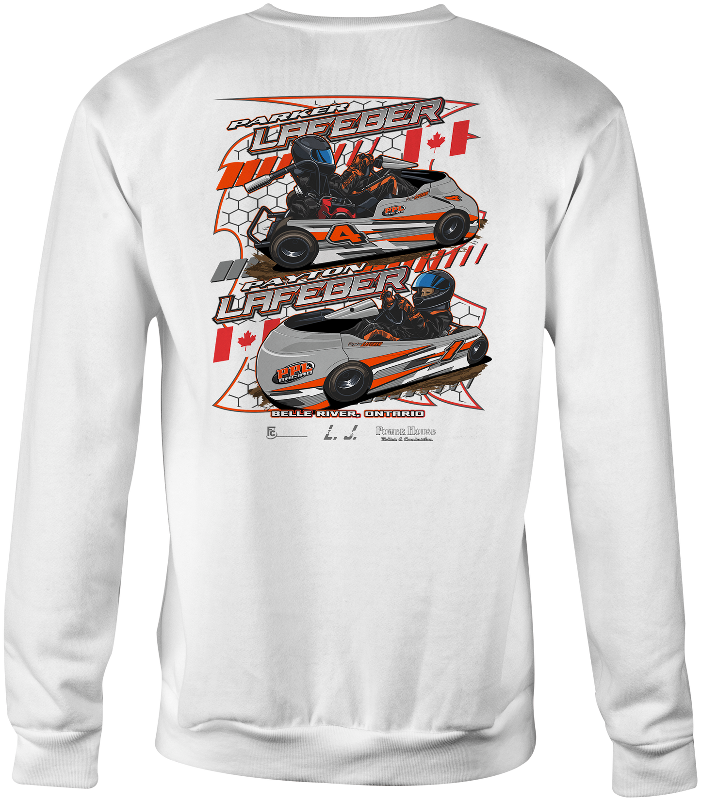 PPL Racing Crewneck Sweatshirts