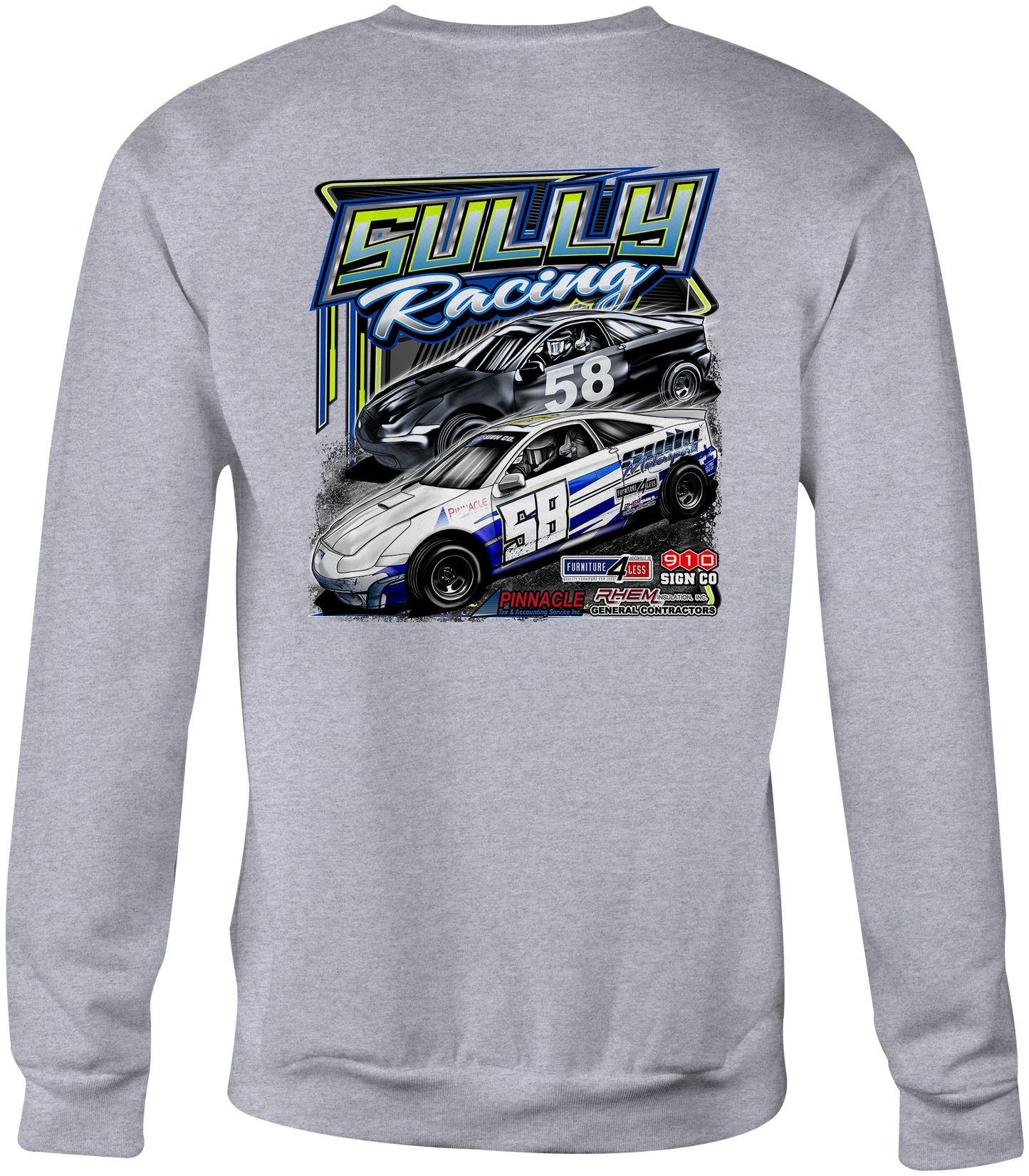 Sully Racing Crewneck Sweatshirts