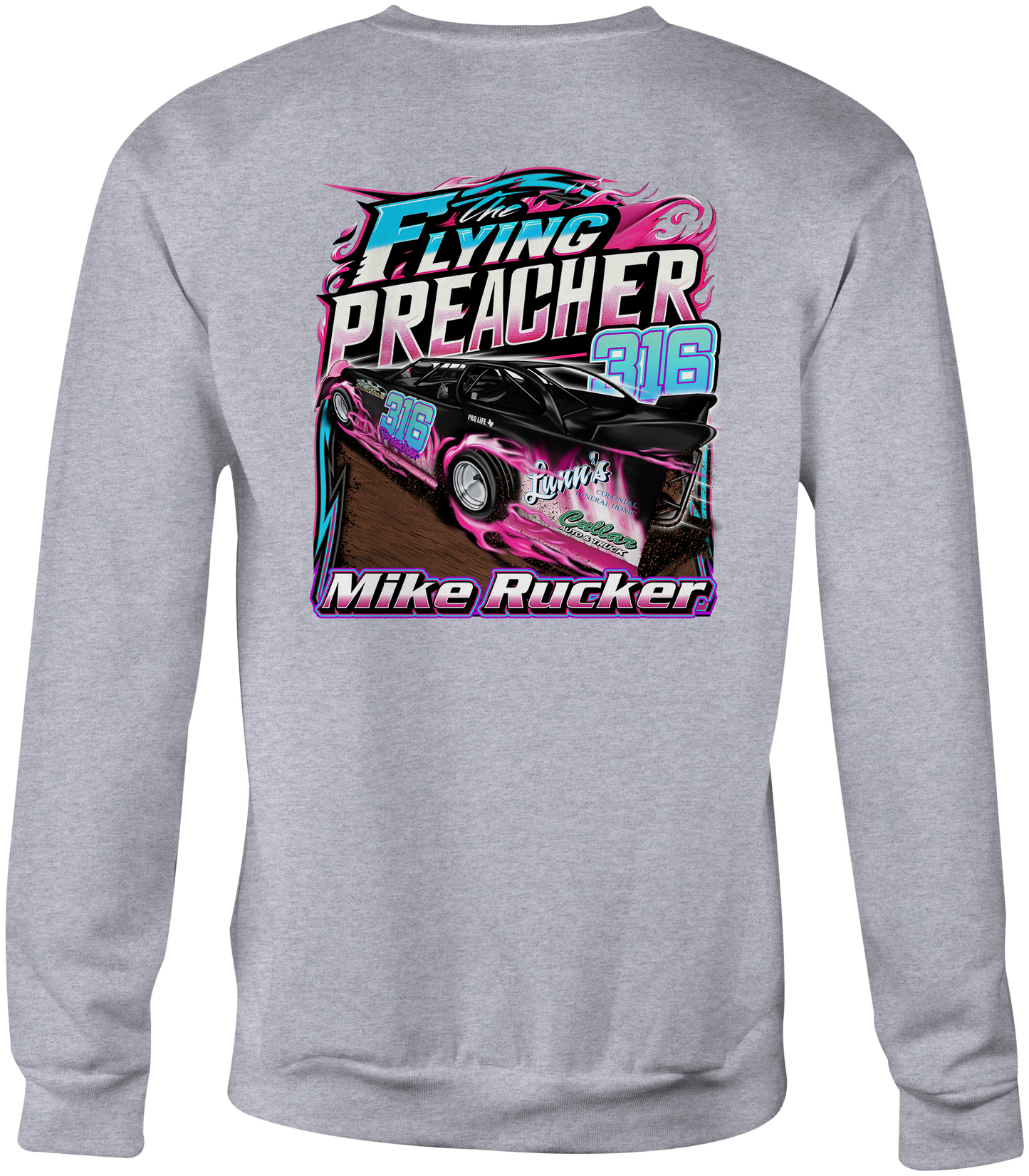 The Flying Preacher Crewneck Sweatshirts