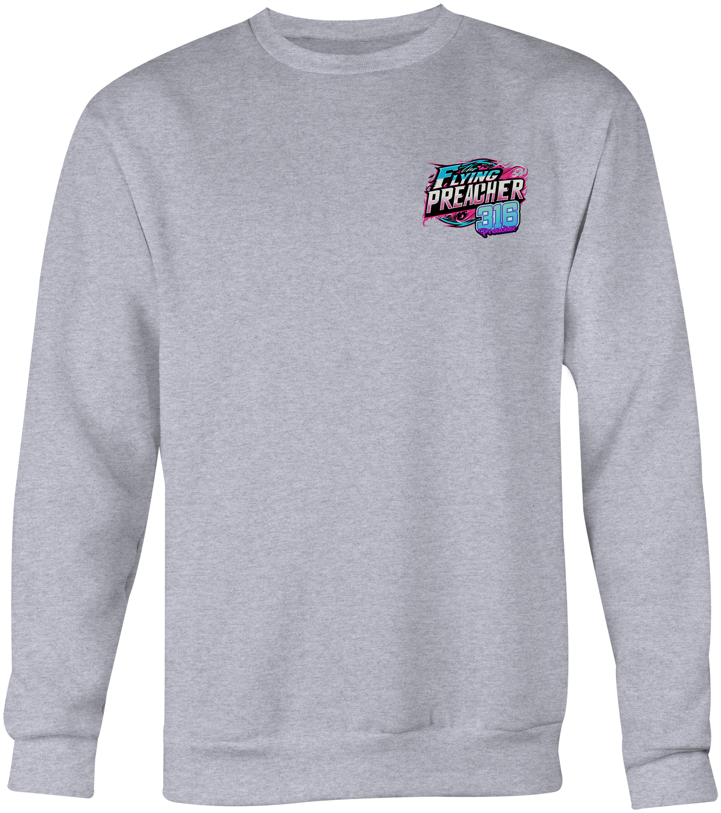 The Flying Preacher Crewneck Sweatshirts