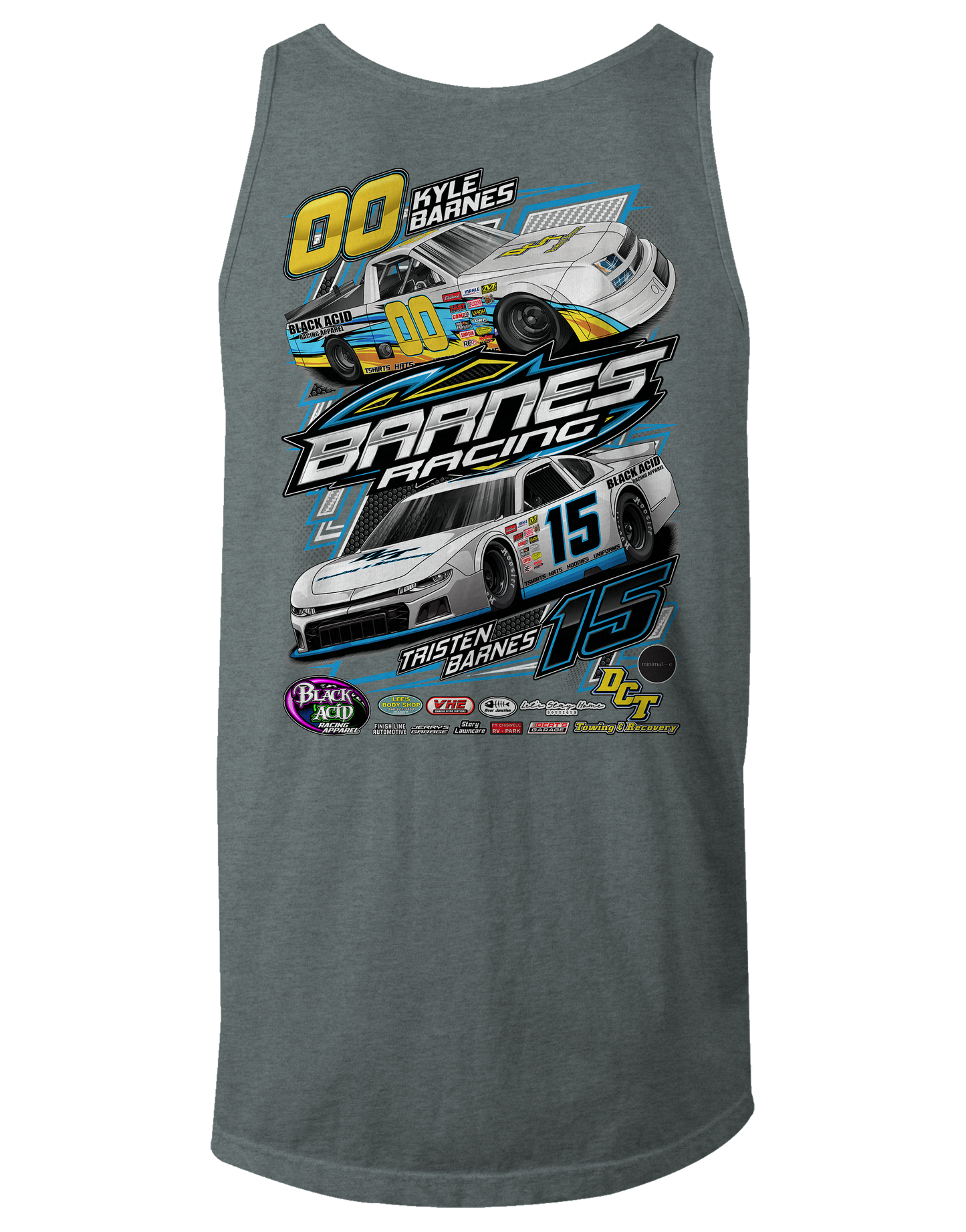 Barnes Racing Tank Tops