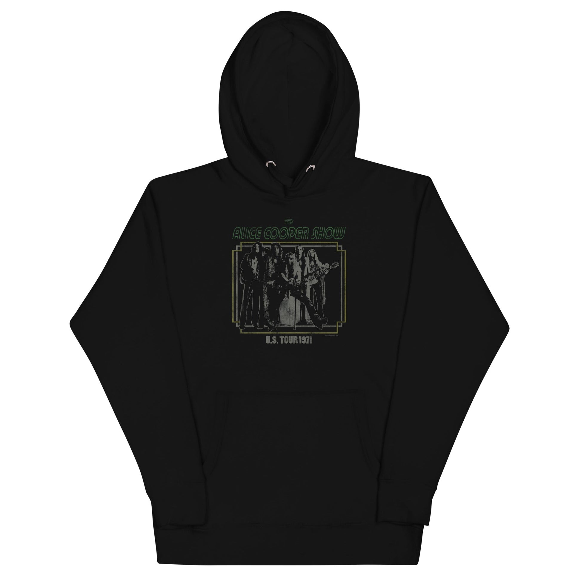 MerchMoment Alice Cooper - 1971 US Tour Hoodie [Apparel] Black