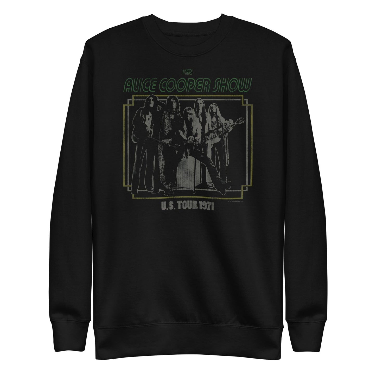 MERCHMOMENT Alice Cooper - 1971 US Tour Sweatshirt [Apparel] - Rock Band Apparel