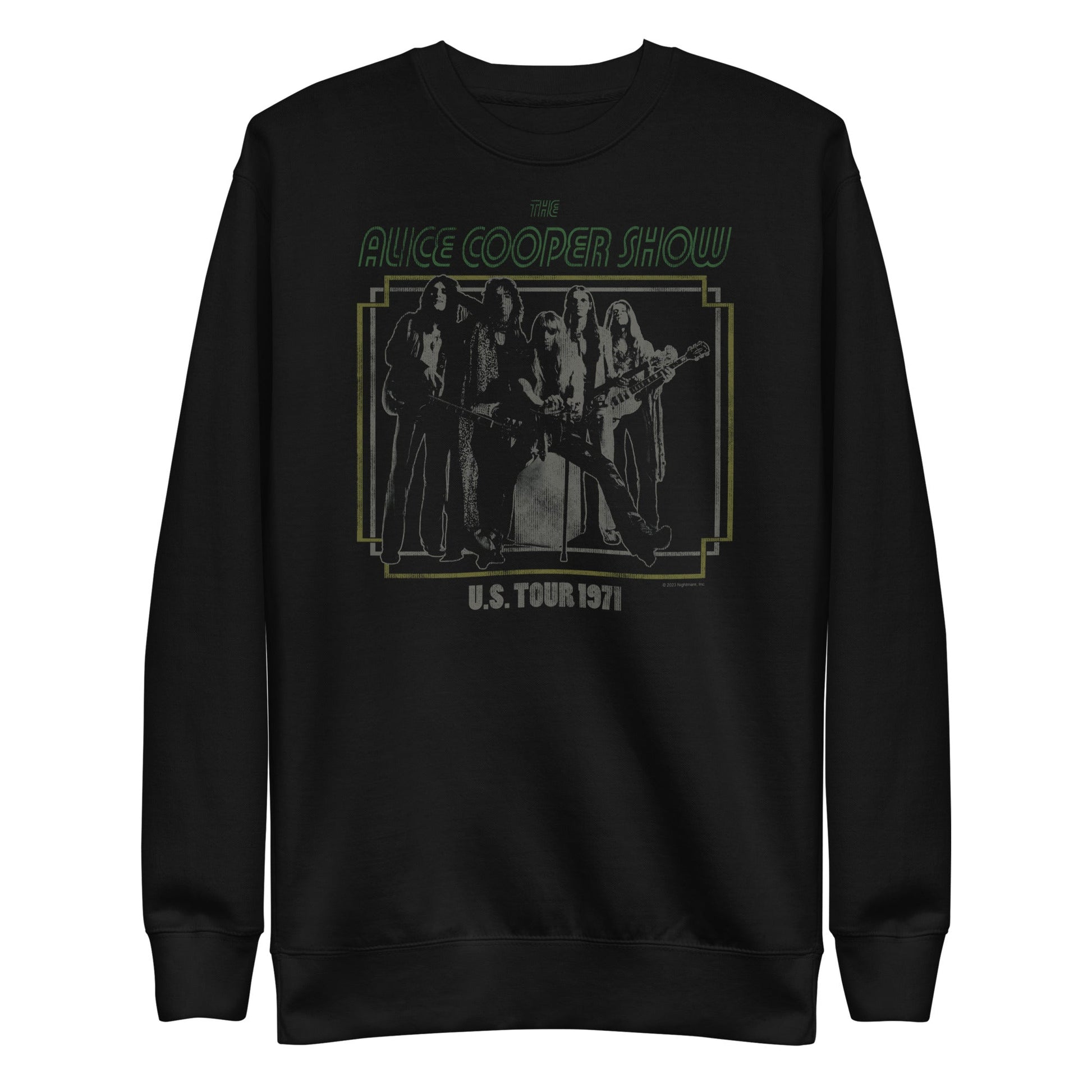 MERCHMOMENT Alice Cooper - 1971 US Tour Sweatshirt [Apparel] - Rock Band Apparel