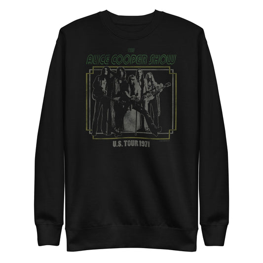 MERCHMOMENT Alice Cooper - 1971 US Tour Sweatshirt [Apparel] - Rock Band Apparel
