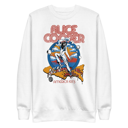 MERCHMOMENT Alice Cooper - 1973 Tour Sweatshirt [Apparel] - Rock Band Apparel
