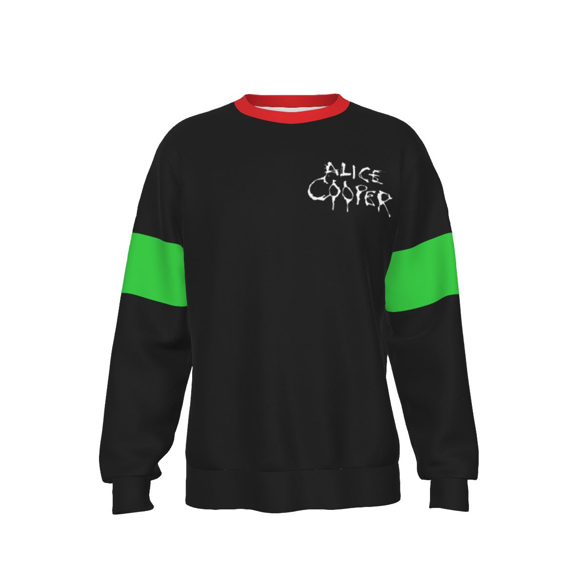 MerchMoment Alice Cooper 1986 Nightmare All Over Print Sweatshirt [Apparel] As Shown