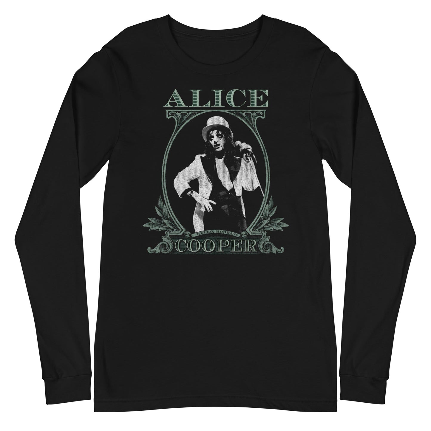 MerchMoment Alice Cooper - Bankroll Long Sleeve T-Shirt [Apparel] Black