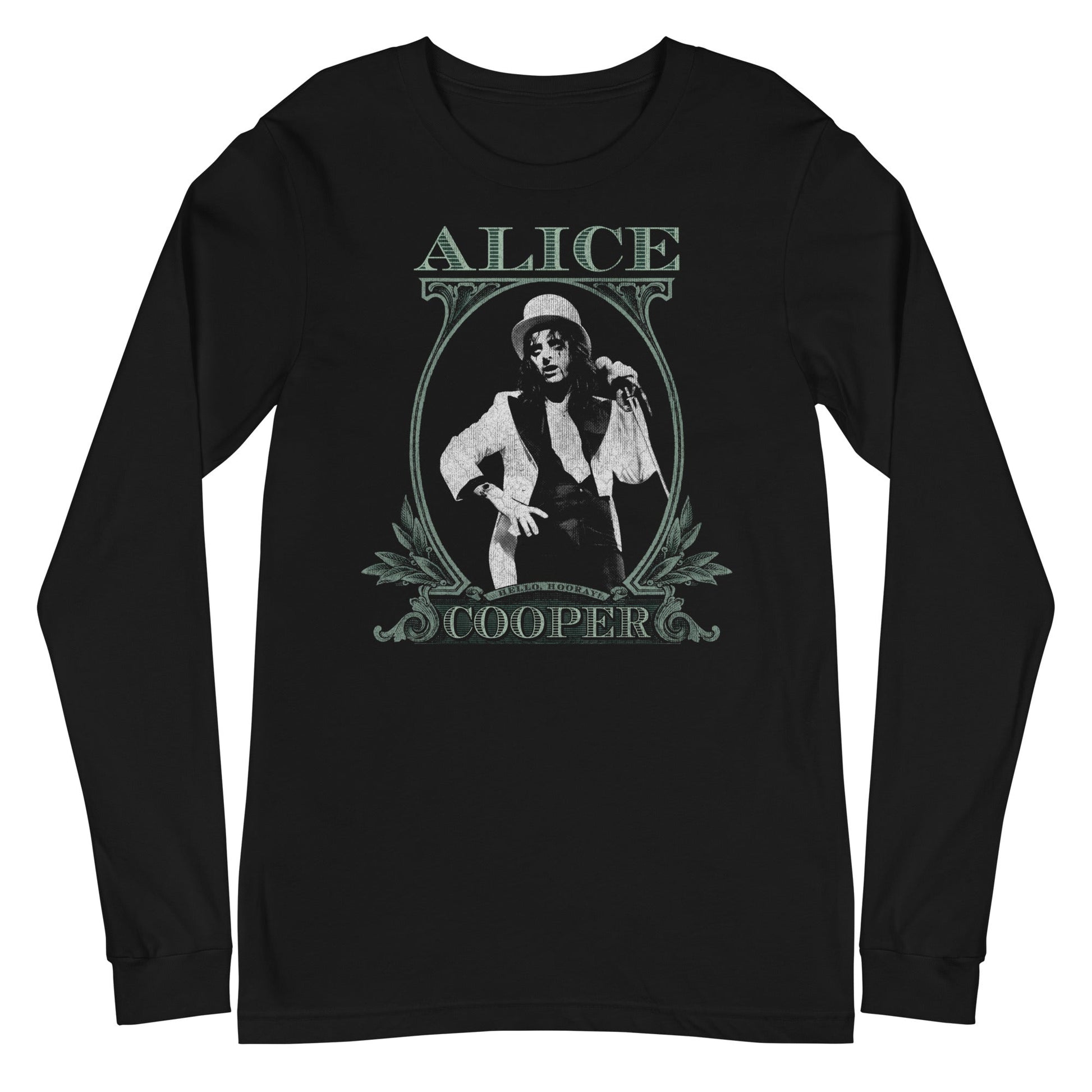 MerchMoment Alice Cooper - Bankroll Long Sleeve T-Shirt [Apparel] Black