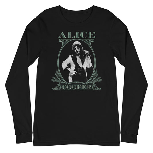 MerchMoment Alice Cooper - Bankroll Long Sleeve T-Shirt [Apparel] Black