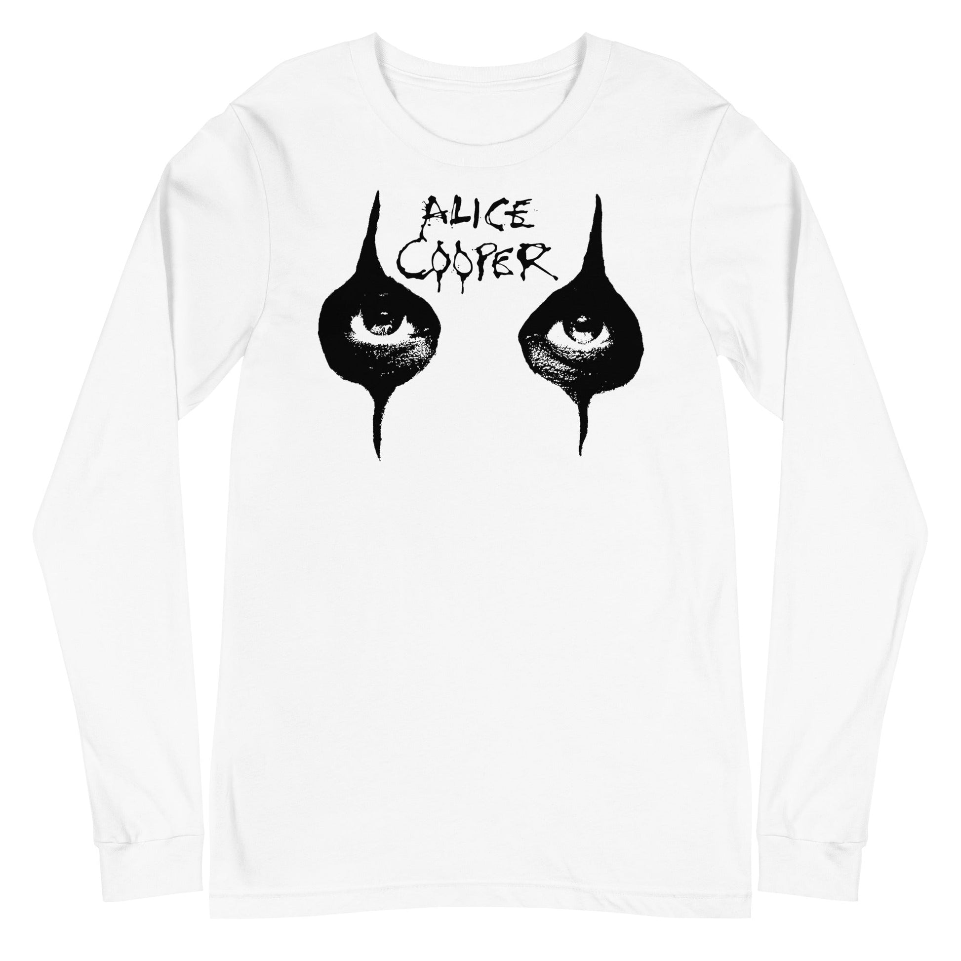 MerchMoment Alice Cooper - Eyes Long Sleeve T-Shirt [Apparel] White