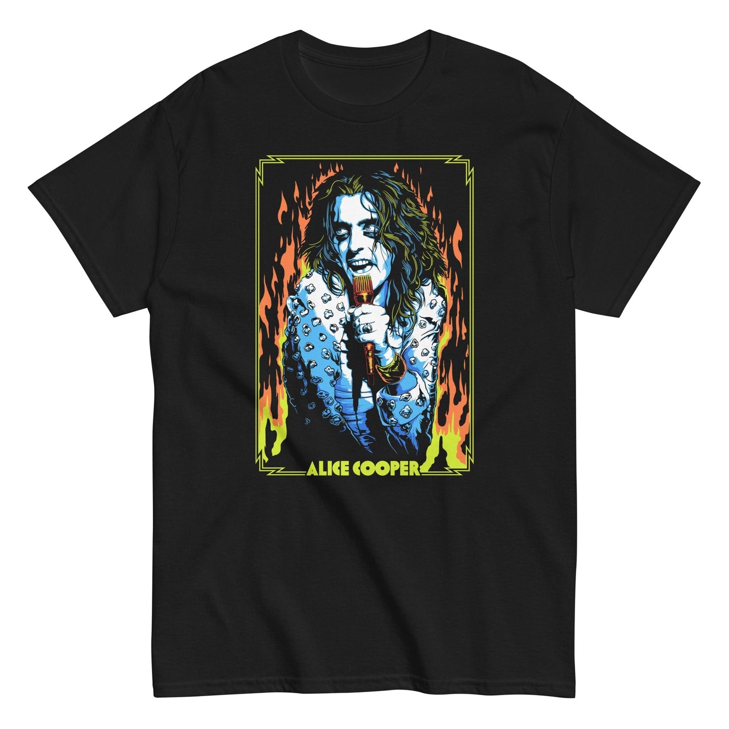 MerchMoment Alice Cooper - Flames T-Shirt [Apparel] Black