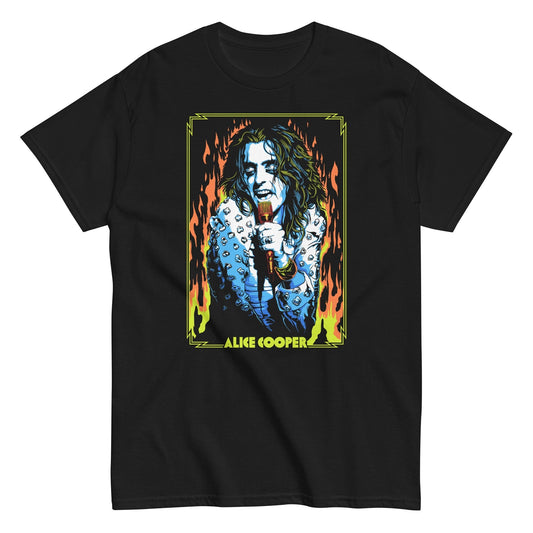 MERCHMOMENT Alice Cooper - Flames T-Shirt [Apparel] - Rock Band Apparel