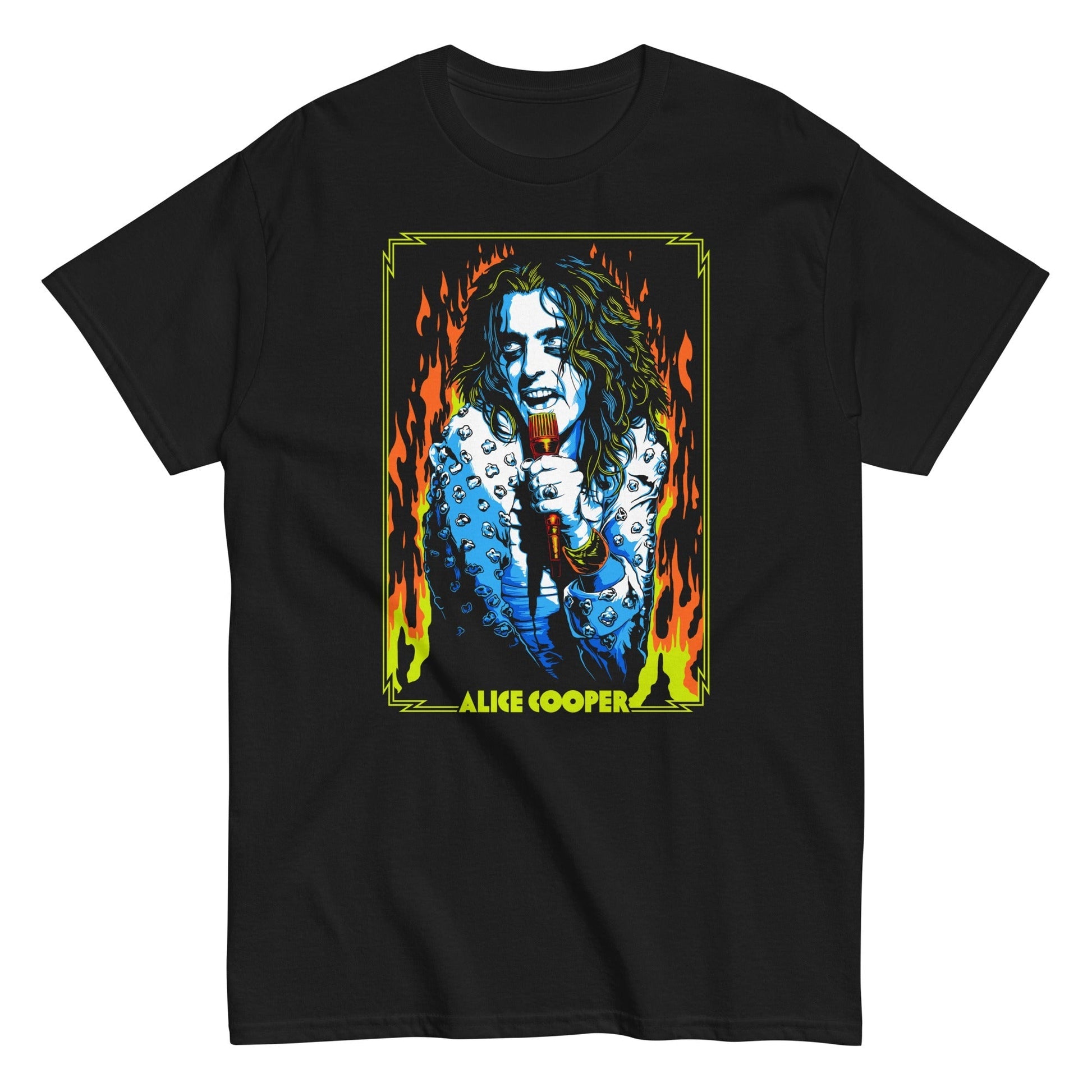 MerchMoment Alice Cooper - Flames T-Shirt [Apparel] Black