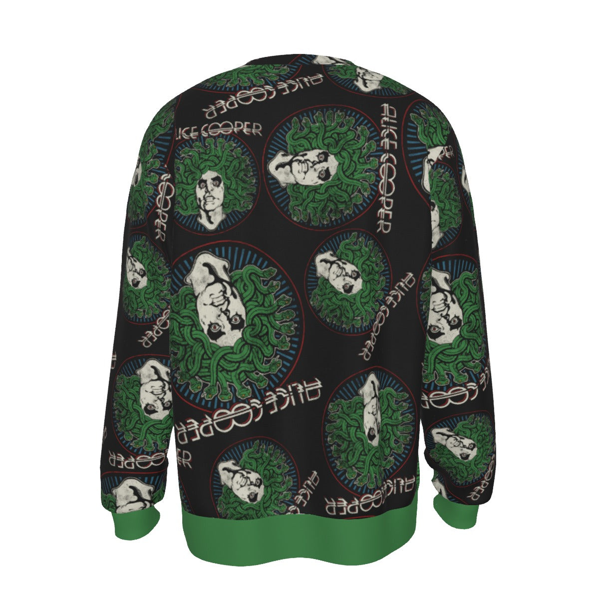MerchMoment Alice Cooper Hair All Over Print Sweatshirt [Apparel] As Shown