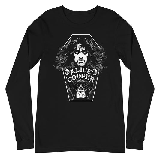 MERCHMOMENT Alice Cooper - Hair Long Sleeve T-Shirt [Apparel] - Rock Band Apparel