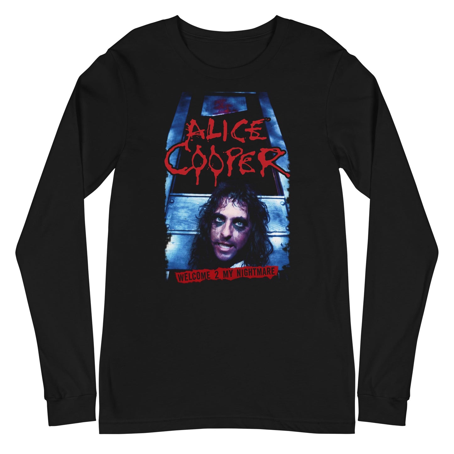 MerchMoment Alice Cooper - Nightmare Long Sleeve T-Shirt [Apparel] Black