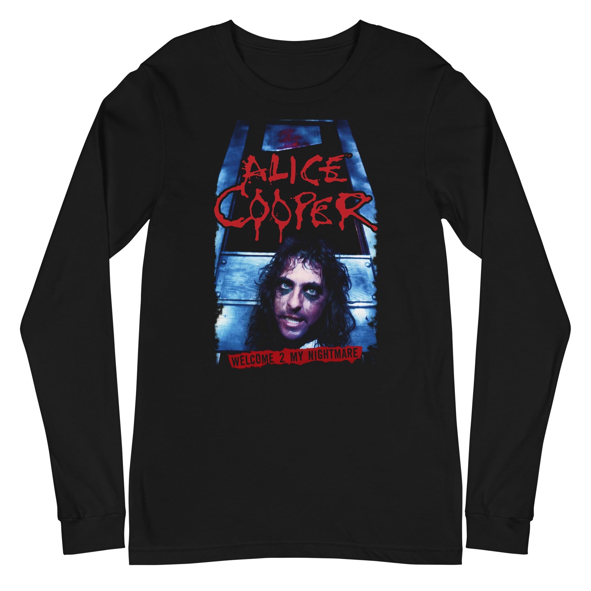 MerchMoment Alice Cooper - Nightmare Long Sleeve T-Shirt [Apparel] Black