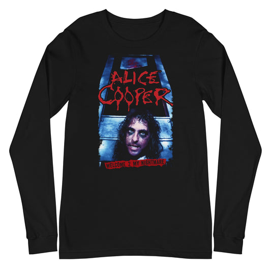 MerchMoment Alice Cooper - Nightmare Long Sleeve T-Shirt [Apparel] Black
