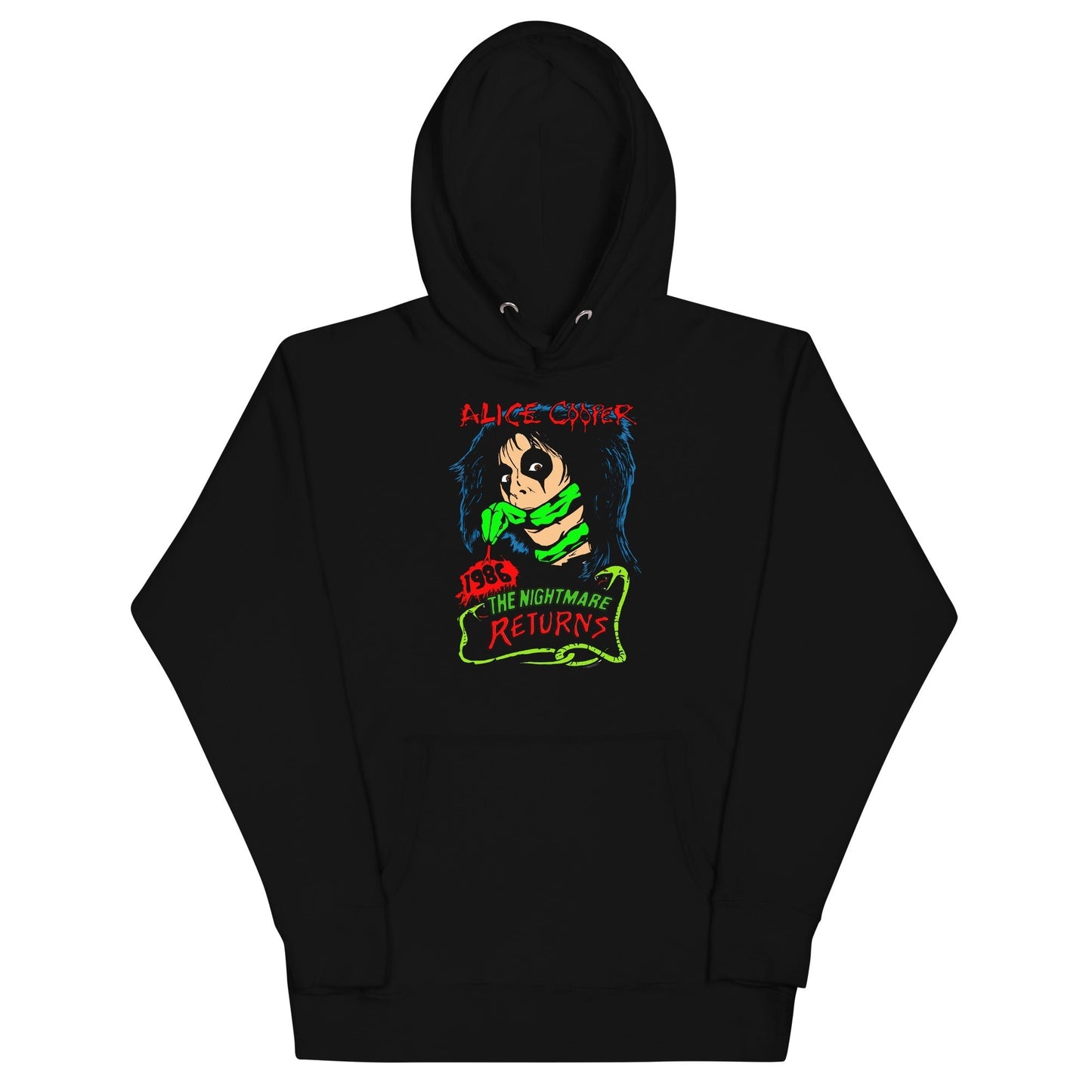 MerchMoment Alice Cooper - Nightmare Returns Hoodie [Apparel] Black