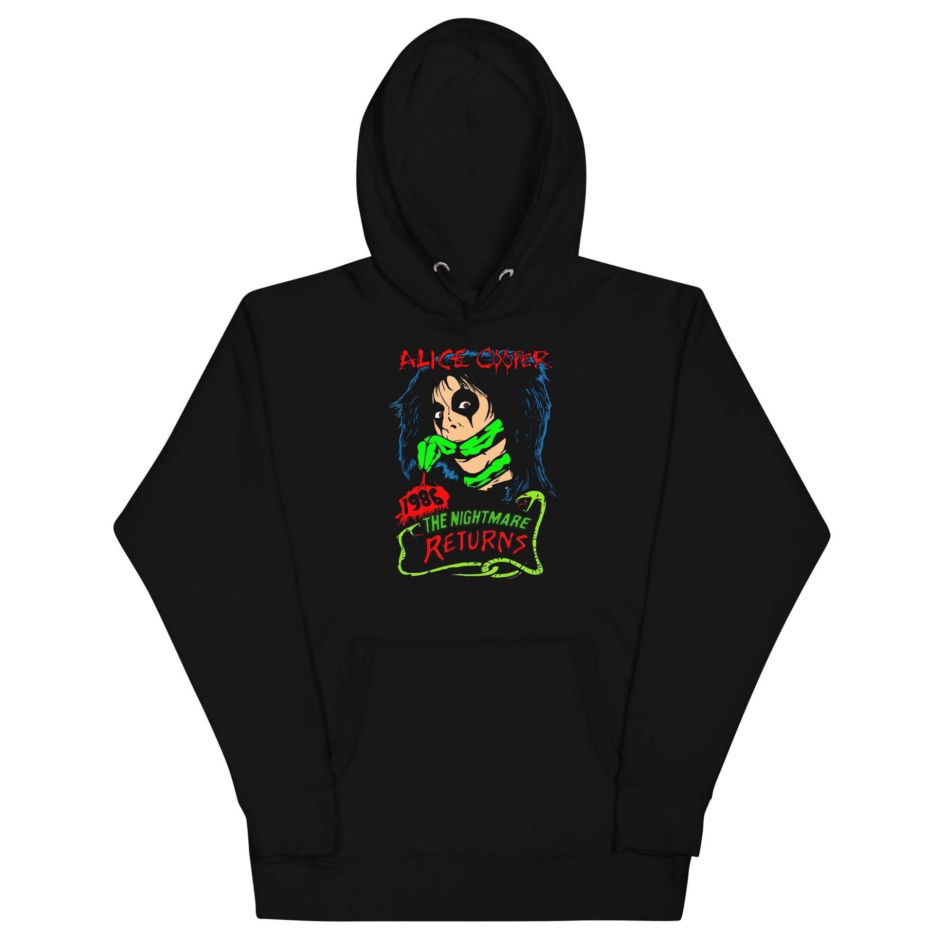 MerchMoment Alice Cooper - Nightmare Returns Hoodie [Apparel] Black