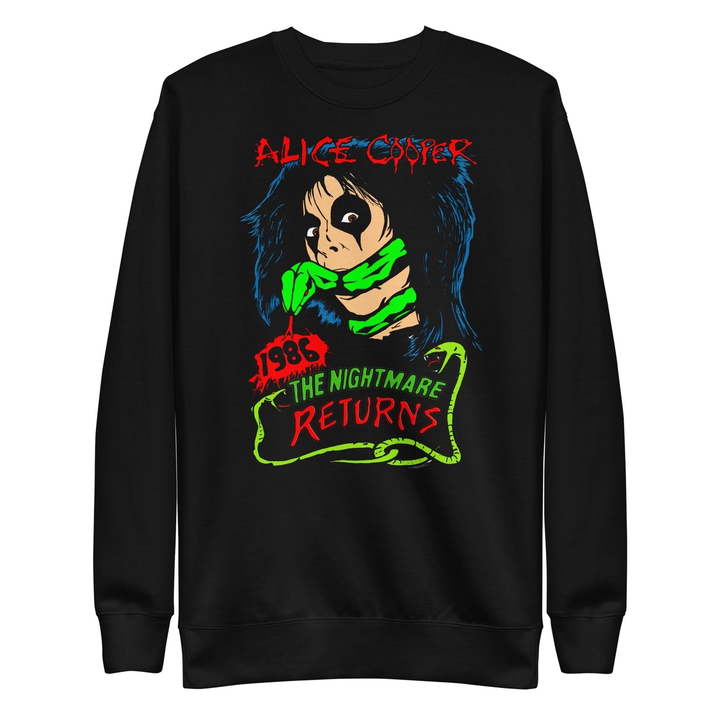 MerchMoment Alice Cooper - Nightmare Returns Sweatshirt [Apparel] Black